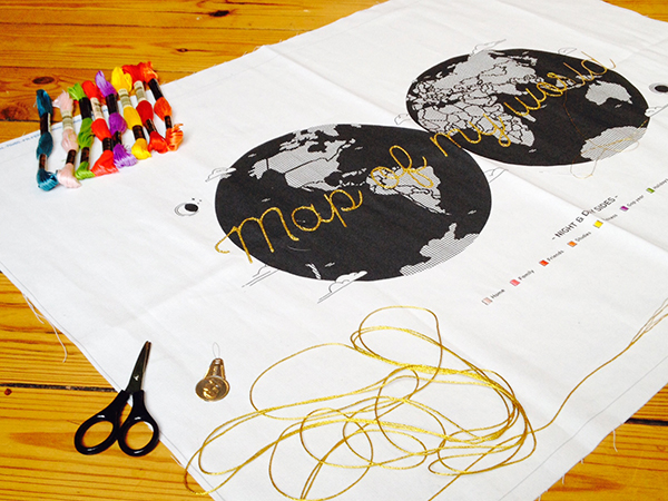Map-Of-My-World_Planisphere _ Kit broderie-Noodle_Ready to be made